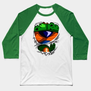 Imperfect Cell Chest Dragon ball Z Baseball T-Shirt